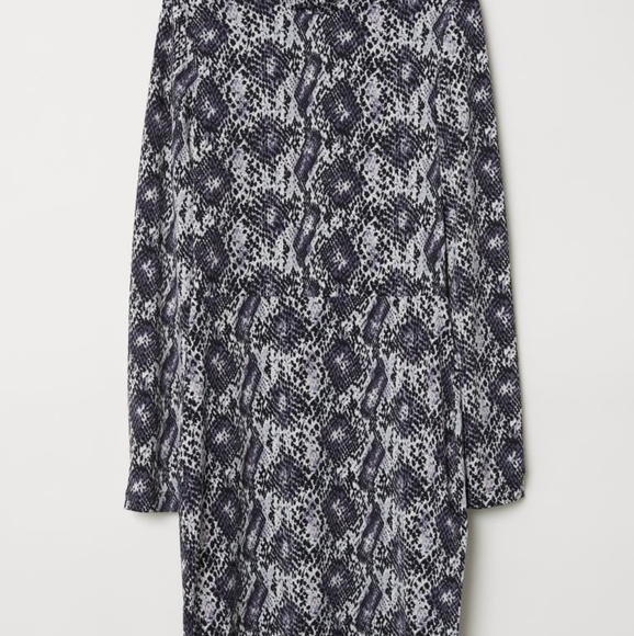 H&M Divided snake print low back dress - Picture 1 of 4